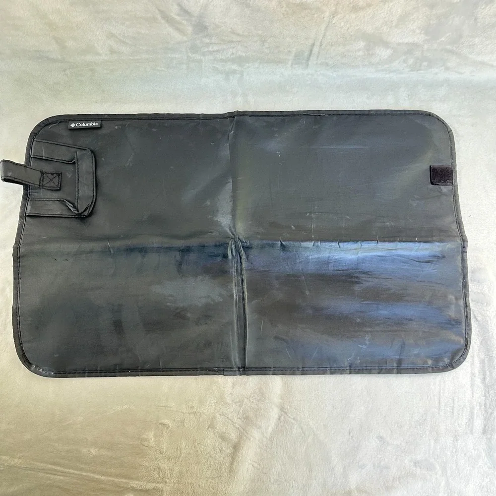 Diaper Bag Backpack Black Portable Bassinet Changing Station Insulated Pockets